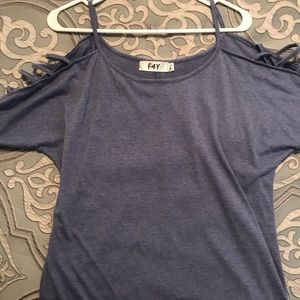 Cold shoulder top